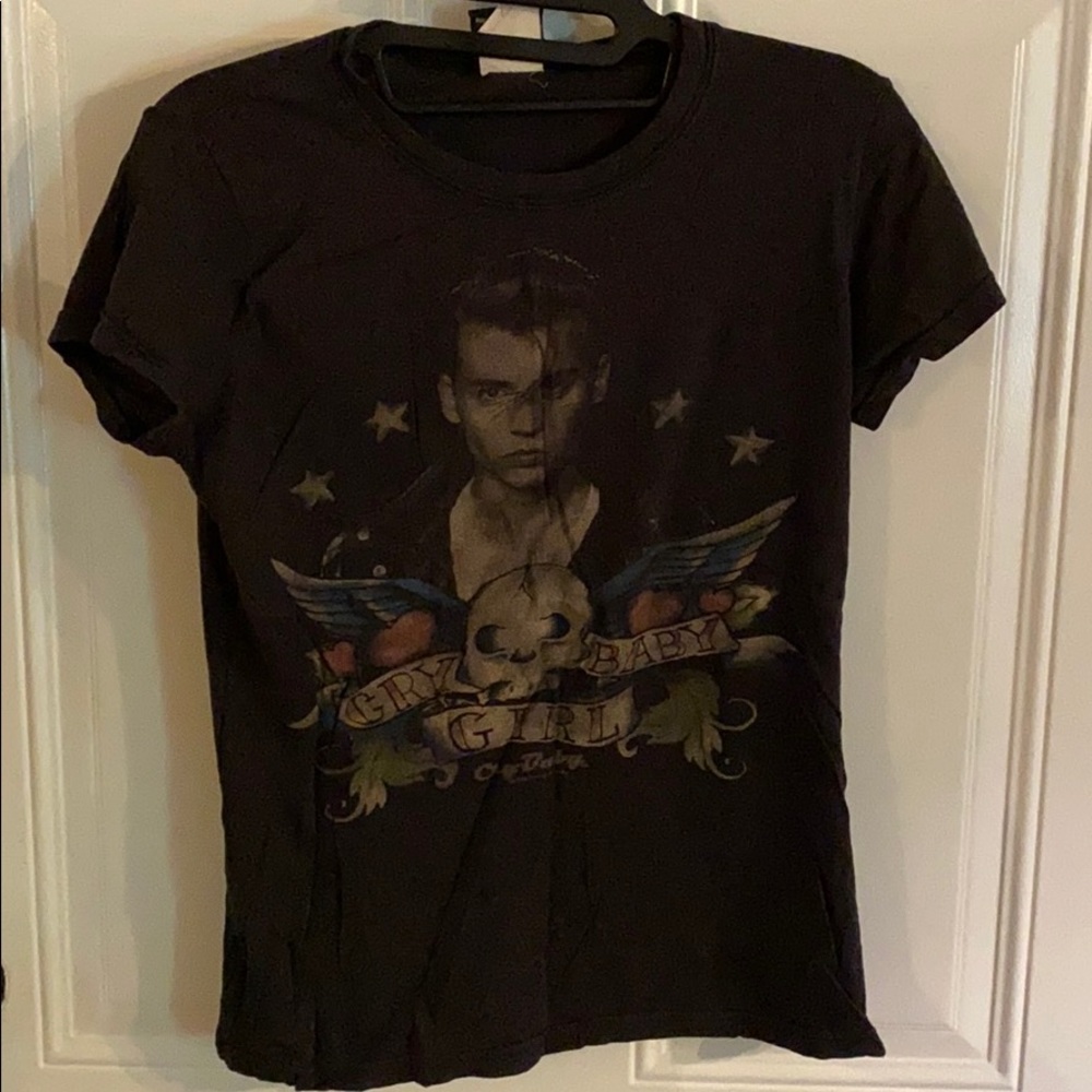 Johnny Depp CryBaby graphic tee